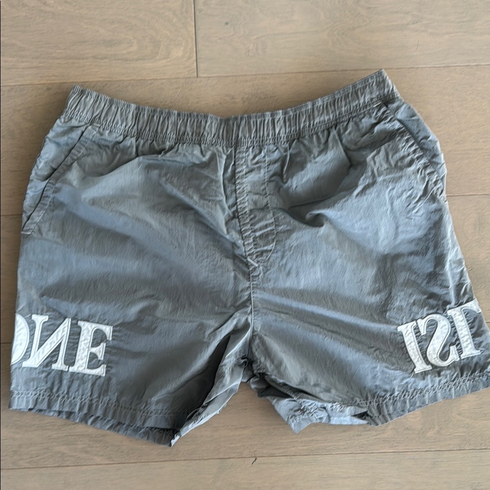 Stone Island Gray Swim Trunks